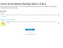 Tablet Screenshot of centrodeestudiantesdomingozipoli.blogspot.com