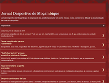 Tablet Screenshot of desportodemocambique.blogspot.com