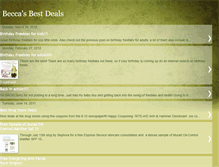 Tablet Screenshot of beccasbestdeals.blogspot.com