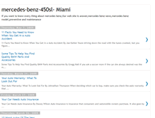 Tablet Screenshot of mercedes-benz-450sl-miami.blogspot.com