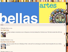 Tablet Screenshot of bellasartes.blogspot.com