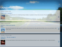 Tablet Screenshot of leysdown.blogspot.com