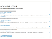 Tablet Screenshot of descargarrefills.blogspot.com