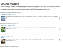 Tablet Screenshot of canariasamazonia.blogspot.com