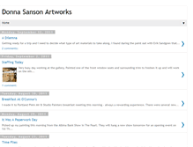 Tablet Screenshot of donnasansonartworks.blogspot.com