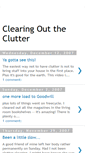 Mobile Screenshot of clearingouttheclutter.blogspot.com