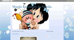 Desktop Screenshot of mundoencantadodanitinha.blogspot.com