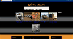 Desktop Screenshot of gallerytattoos.blogspot.com