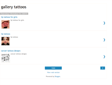 Tablet Screenshot of gallerytattoos.blogspot.com