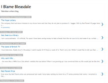 Tablet Screenshot of iblamebleasdale.blogspot.com