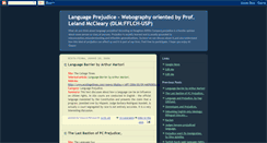 Desktop Screenshot of languageprejudice.blogspot.com