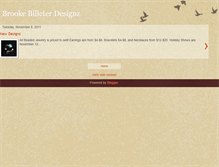 Tablet Screenshot of bbilleterdesignz.blogspot.com