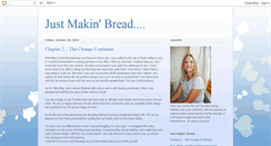 Desktop Screenshot of justmakinbread.blogspot.com