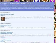 Tablet Screenshot of colegioelalmendral.blogspot.com