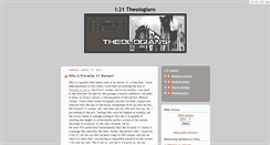 Desktop Screenshot of 121theologians.blogspot.com