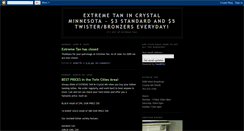 Desktop Screenshot of extremetan.blogspot.com