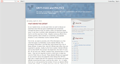 Desktop Screenshot of gritseggsandpolitics.blogspot.com