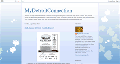 Desktop Screenshot of mydetroitconnection.blogspot.com