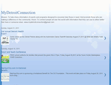 Tablet Screenshot of mydetroitconnection.blogspot.com