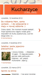 Mobile Screenshot of kucharzyce.blogspot.com