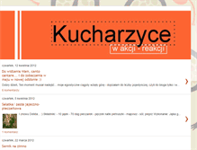 Tablet Screenshot of kucharzyce.blogspot.com