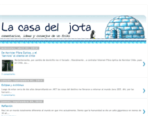 Tablet Screenshot of lacasadeljota.blogspot.com