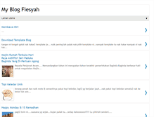 Tablet Screenshot of fiesyah.blogspot.com