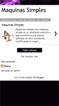 Mobile Screenshot of maquinassimples-gloria.blogspot.com