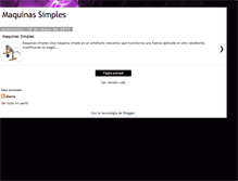 Tablet Screenshot of maquinassimples-gloria.blogspot.com