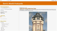 Desktop Screenshot of gemsworldpostcards.blogspot.com