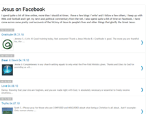 Tablet Screenshot of jesusonfacebook.blogspot.com