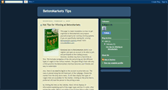 Desktop Screenshot of betonmarketstips.blogspot.com