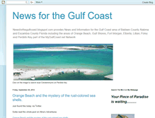 Tablet Screenshot of newsforthegulfcoast.blogspot.com