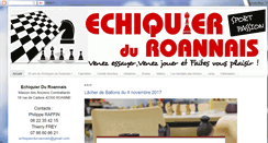 Desktop Screenshot of echiquierduroannais.blogspot.com