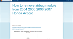 Desktop Screenshot of accordairbagmodule.blogspot.com