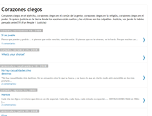 Tablet Screenshot of corazonesciegos.blogspot.com