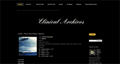 Desktop Screenshot of clinicalarchives.blogspot.com
