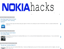 Tablet Screenshot of nokiahacks.blogspot.com