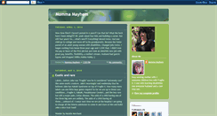 Desktop Screenshot of mommamayhem.blogspot.com