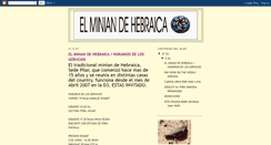 Desktop Screenshot of elminiandehebraica.blogspot.com