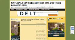 Desktop Screenshot of naturalskincarelover.blogspot.com