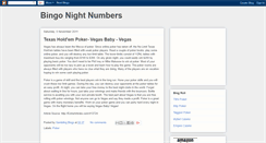 Desktop Screenshot of bingo-nightnumbers.blogspot.com
