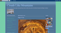 Desktop Screenshot of cloudslikemountains.blogspot.com