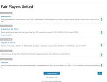 Tablet Screenshot of fairplayersunited.blogspot.com