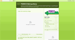 Desktop Screenshot of fedecometropolitana.blogspot.com