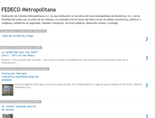 Tablet Screenshot of fedecometropolitana.blogspot.com