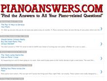 Tablet Screenshot of pianoanswers.blogspot.com