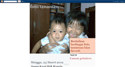 Desktop Screenshot of fototanaman.blogspot.com