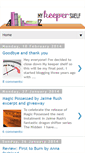 Mobile Screenshot of mykeepershelf.blogspot.com