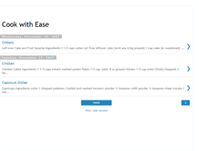 Tablet Screenshot of cook-ease.blogspot.com